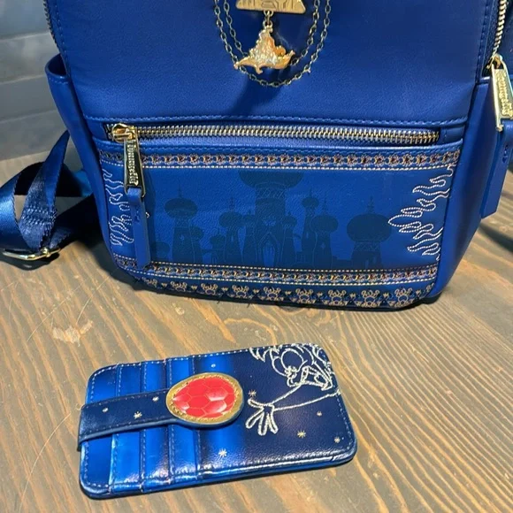 Loungefly Disney Aladdin Agrabah Mini Backpack - Picture 7 of 11